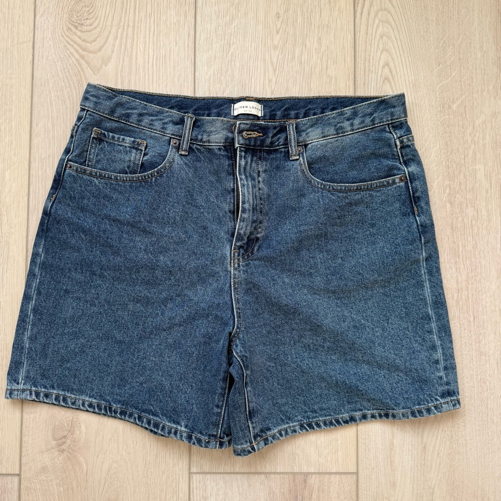 Classic Blue Denim Women's Jean Shorts